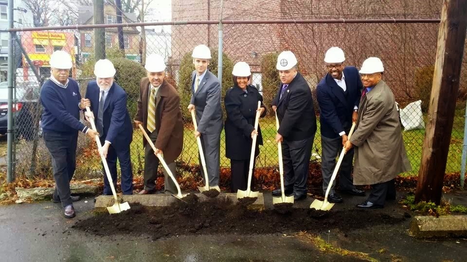 Ronald C. Rice at the groundbreaking for the Unified Vailsburg Services Organization early childhood center