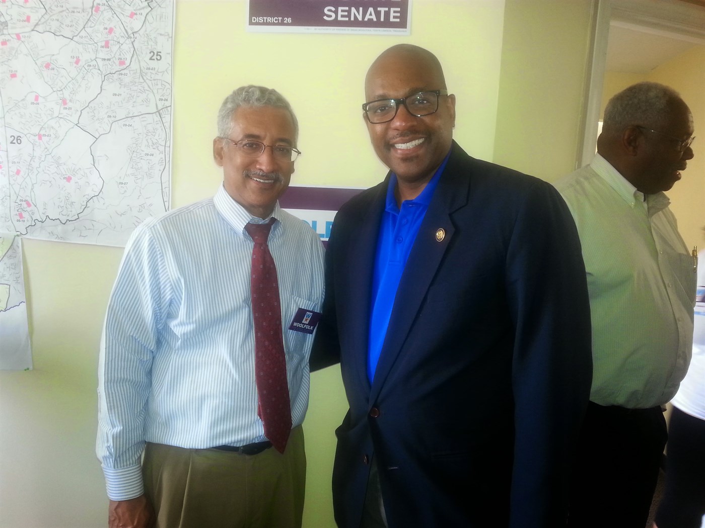 Ronald C. Rice with Rep. Bobby Scott of Virginia