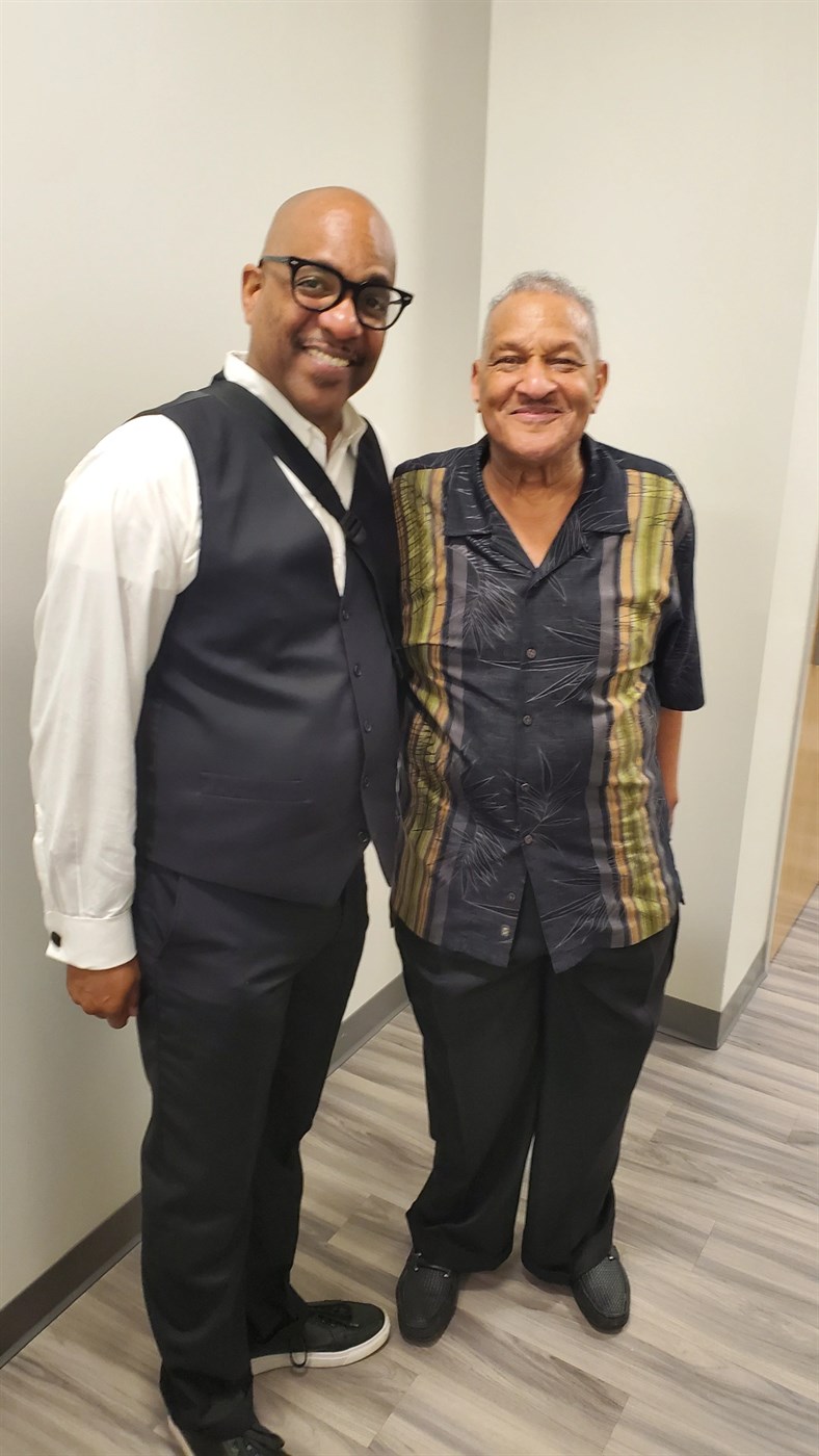 Ronald C. Rice with the Rev. Dr. William D. Watley